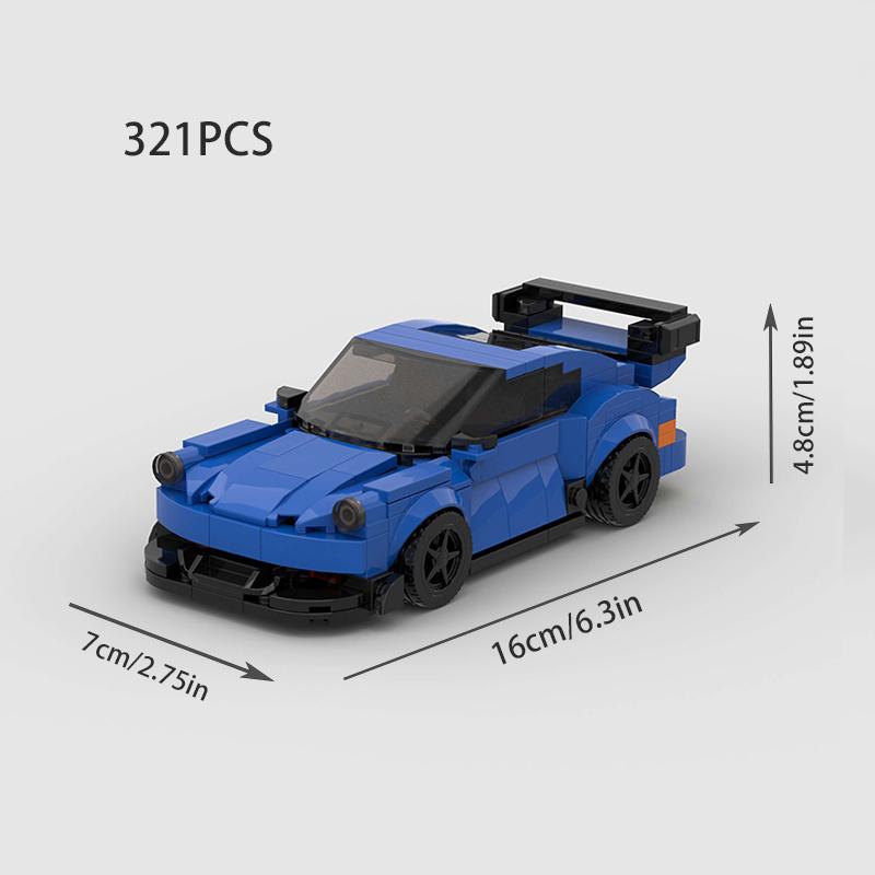 Moc Speed Race Cars City Rally Sports Racing Vehicle F1 Model Building Blocks Garage Bricks Supercar Christmas Gift  Kids Toy