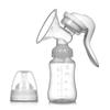 Manual Breastfeeding Pump Strong Suction Leakproof Ergonomic Relief Swelling Silicone Silicone