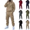 Men's European And American Youth Sport Multi-Pocket Hoodie Workwear Set