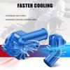 NICECNC ATV Water Pump Inlet Outlet Cover Kit For Yamaha Raptor 700 2006-2024 Raptor 700R 2009 2011-2024 Faster Cooling Set