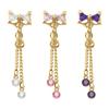 Elegant Tassel Bow Belly Button Piercing Jewelry