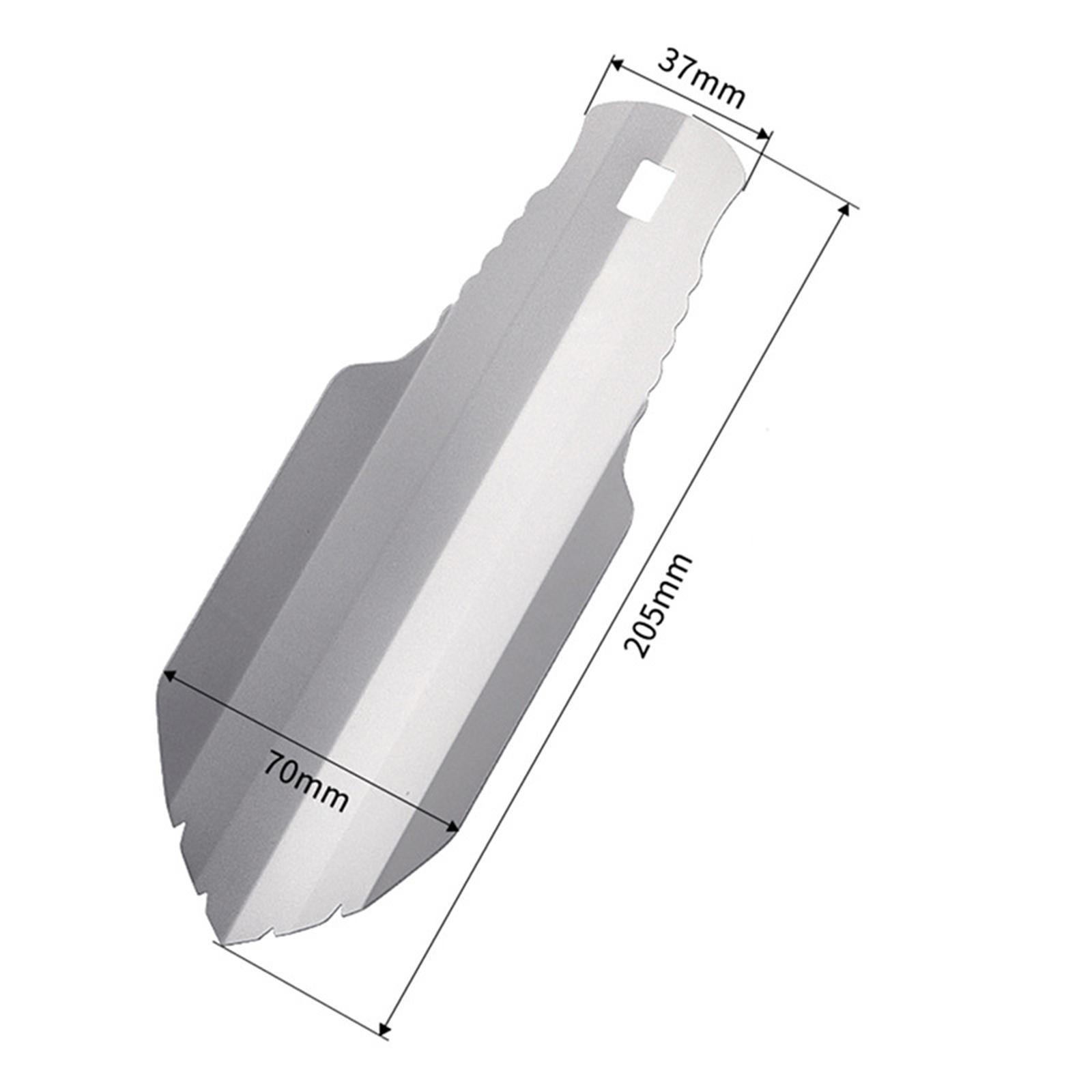 Titanium Shovel Garden Hand Shovel Outdoor Camping Hiking Backpacking Trowel Portable Trowel for Outdoor Campsite Use
