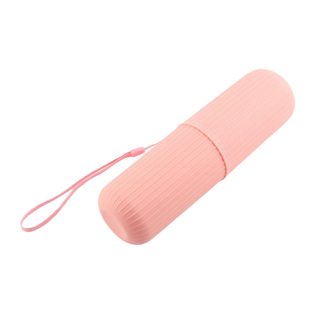 Travel Toothbrush Case Carrier Portable PP Slip Resistant Travel Toothbrush Cup with Cover Green