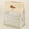 1pcs Canvas Simple Lunch Handbag Meal Bag Office Worker Lunch Box Bags Insulation Bag Thick Aluminum Foil Preservation