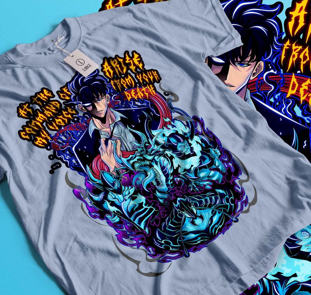 Fire Style / Sung / Streetwear / Japan Style / Anime Shirt Unisex / 100% Cotton