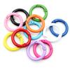 New Colors Mixed Alloy Open Rings Lobster Clasp Hooks DIY Keychain Jewelry Making Findings Supplies Accessories