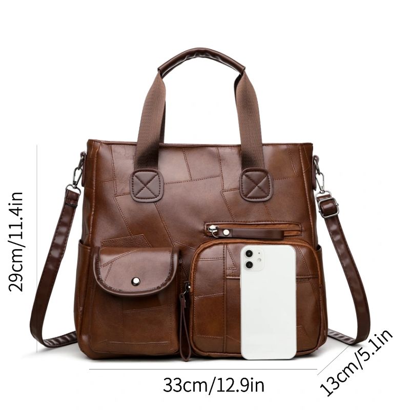 Sac fourre-tout, sac à main, sac à bandoulière pour femmes, grande capacité, sac à bandoulière pour dames