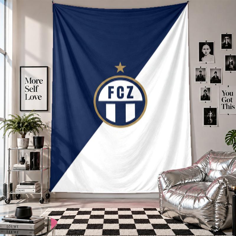 FC Zürich Wall Tapestry Home Decor Wall Hanging Cloth for Bedroom Living Room Background