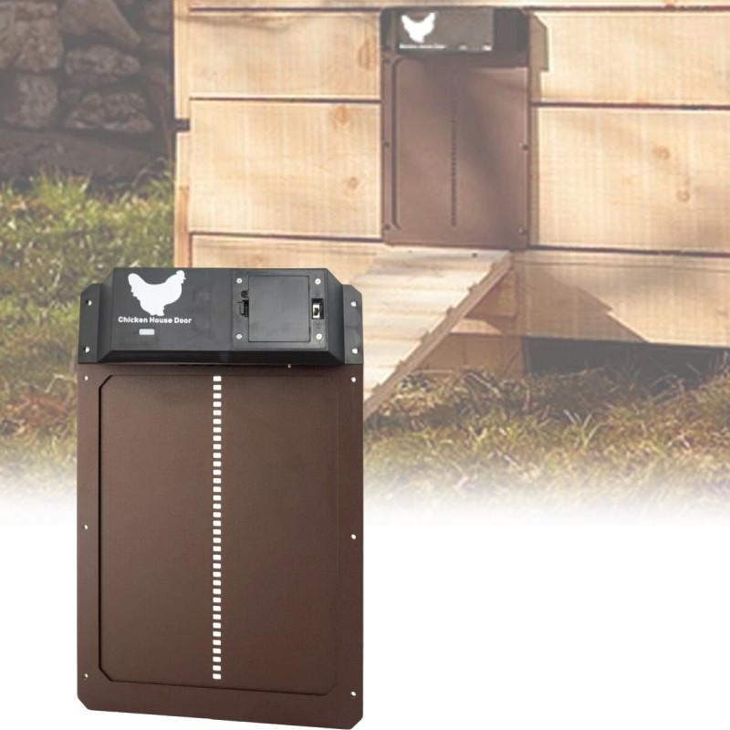 Light-sensing Automatic Chicken Coop Door For Effortless Poultry Care