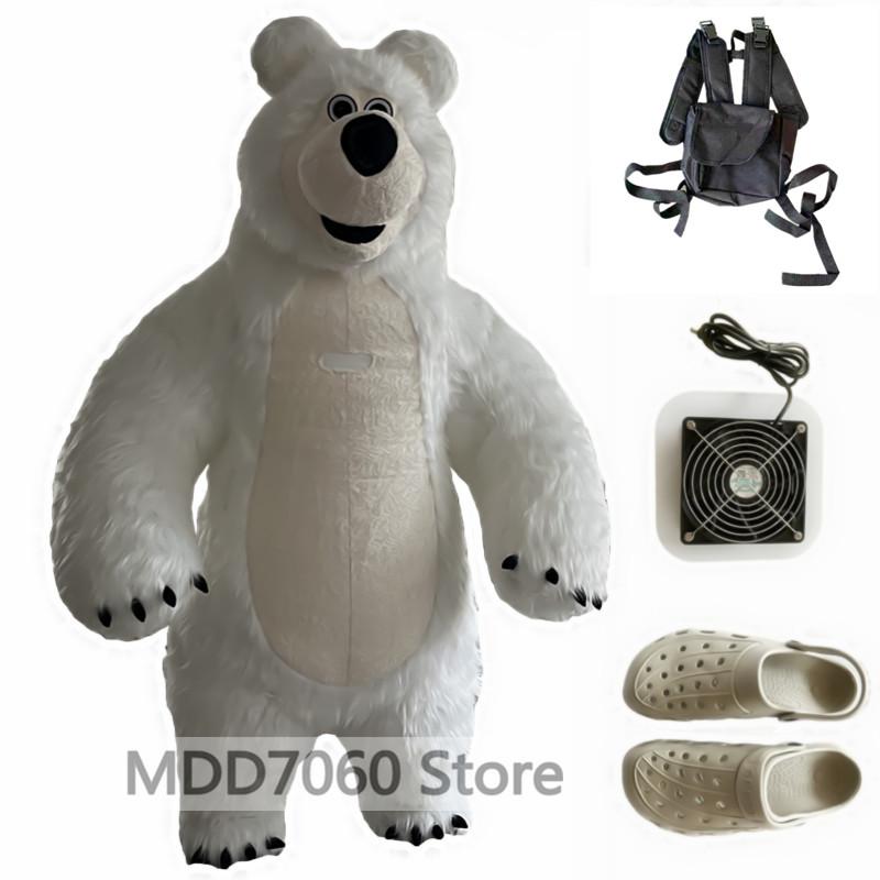 Inflatable Giant Panda Costume Funny Plush Mascot Suit For Street Party Role Play Cosplay