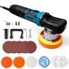 Polisher with 8mm Random Electric Car Polisher for Cars and for Car Mirror Scratch Car Rust Metal and Includes Japanese Corded, Dual-Action Orbital,