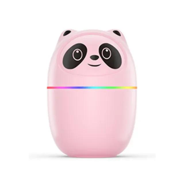 Adorable and Cute Panda USB Chargeable Air Humidifier with Lovely Night Light - Essential Oil Diffuser for Aromatherapy, Lovely