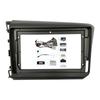 9 tommers bilradio multimedia alt-i-ett-ramme for Honda Civic 2012 2013 2014 2015 Canbus Box Decoder Dashboard Panel