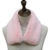 Imitation Rabbit Hair Scarf Women Furry Collar Shawl Solid Color Winter Detachable Fuzzy Fake Collar Wrap Vintage Scarf