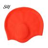 Lightweight Swimming Cap Adults Silicone Cap, Waterproof Non-slip Elastic Pool Swim Hat, Men Women Ear Protection Bathing for Short Long Hair