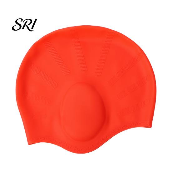 Lightweight Swimming Cap Adults Silicone Cap, Waterproof Non-slip Elastic Pool Swim Hat, Men Women Ear Protection Bathing for Short Long Hair