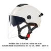 Helmet For Motorcycle Open Face Adults Helmets Protective Gear Double Visor Breathable Headgear For Street Motorbike Sportbike