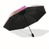 1pc Bear Heart Themed High-quality Umbrella,Automatic Opening and Closing Umbrella,Multi-functional Umbrella G0811167