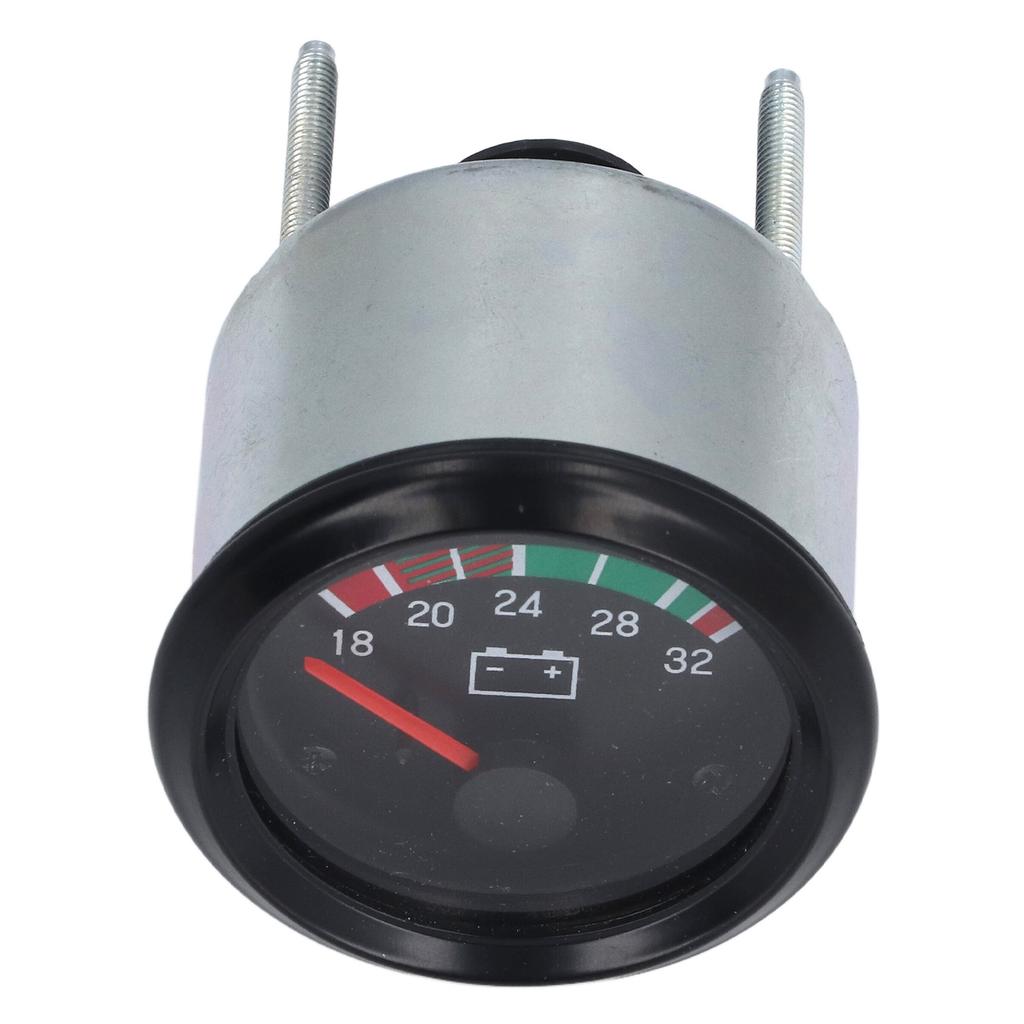 Voltage Gauge 52mm Aluminum Alloy LED Voltmeter Gauge for Diesel Engine 24V 18?32V