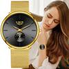 NEUE LIGE Einfache Uhren Damen Quarz Ultra dün Mesh Armbanduhren Mode Klassisch Wasserdichte Uhr Für Damen Relogio Feminino
