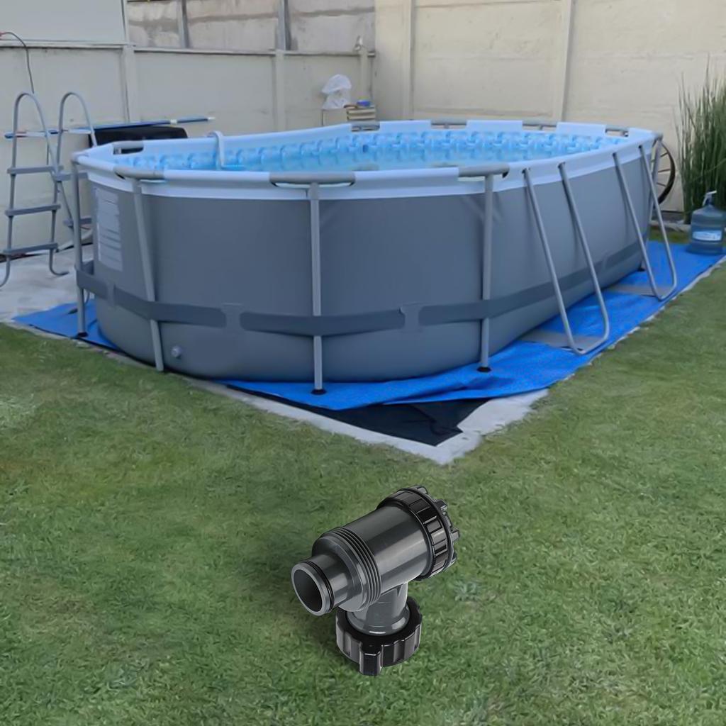 1pc Switch Plunger Valve On-Off Plunger Valve Swimming Pool Filter Pump For 1-12 Diameter Hoses 2-12 Threaded Connector Fittings