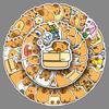50 Sheets of Capybara Cartoon Stickers: Cute Animal Epoxy Stickers for Stationery Decoration