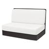 2pcs/set Velvet RV Chair Sofa Covers Luxury Elastic Dinette Sofa Seat Cushion Cover Removable Washable RV Camper Car Bench Cover