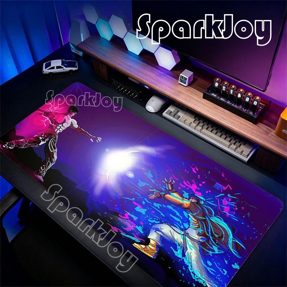 Fighting Game TTekken Mouse Pad Large Keyboard Gamer Mousepad Xxl NonSlip Rubber Gaming Mouse Mat Laptop Keyboard Mouse Carpet