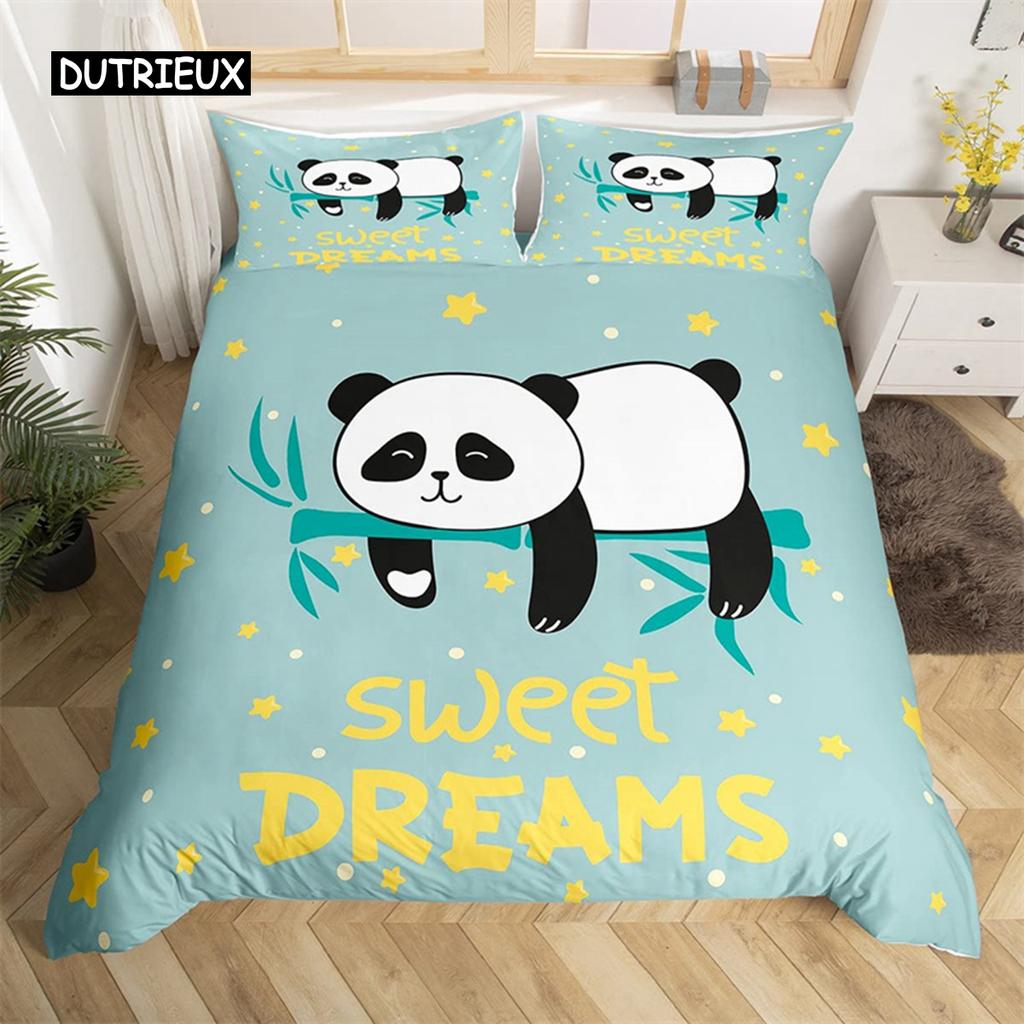 Cartoon Animal Duvet Cover Twin King Cute Cat Bedding Set Microfiber Paw Butterfly Floral Comforter Cover For Kids Girl Bedroom