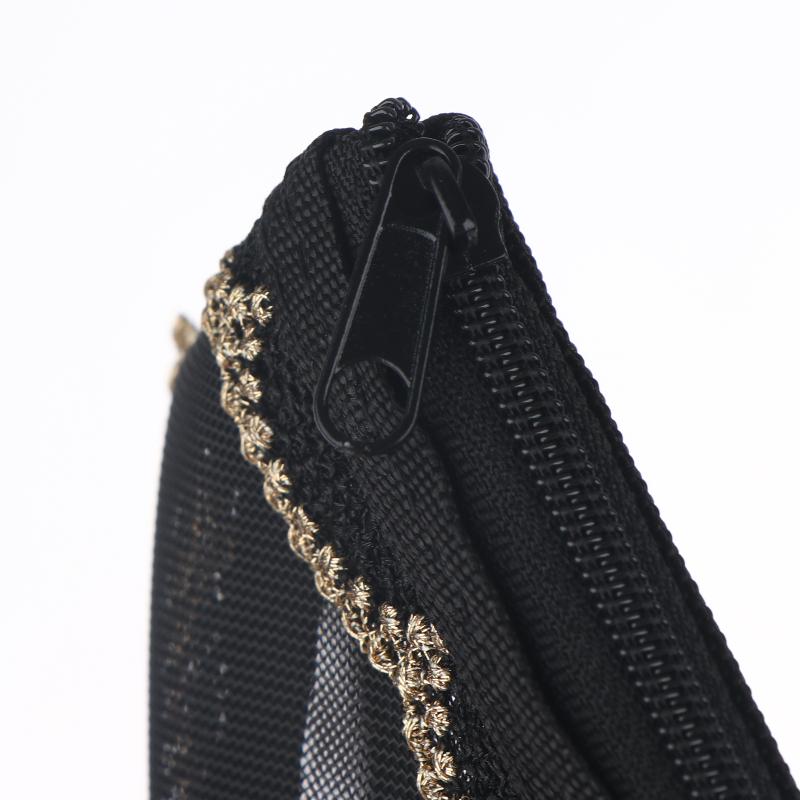 Briefs Shape Cosmetic Bag Mesh Lace Heart Makeup Storage Pouch Y2K Transparent Toiletry Bag Storage For Travel