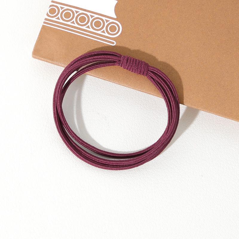 4-in-1 High Elastic Knotted Women's Hair Ties and Bands for Ponytails