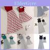 Elegant Mother And Daughter Fashion Casual Boho Stripe Maxi Matching Dress Set