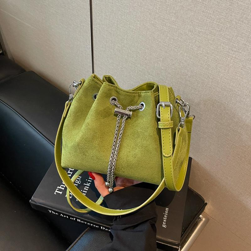 Bolso Cubo con Cuerda, Bolso de Hombro Cruzado Individual para Viajero