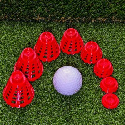 8 Pcs Golf Simulator Tees Plastic Golf Tees for Outdoor Indoor Simulator Practice Training Golf Mat Tees for Winter Turf And Driving Range