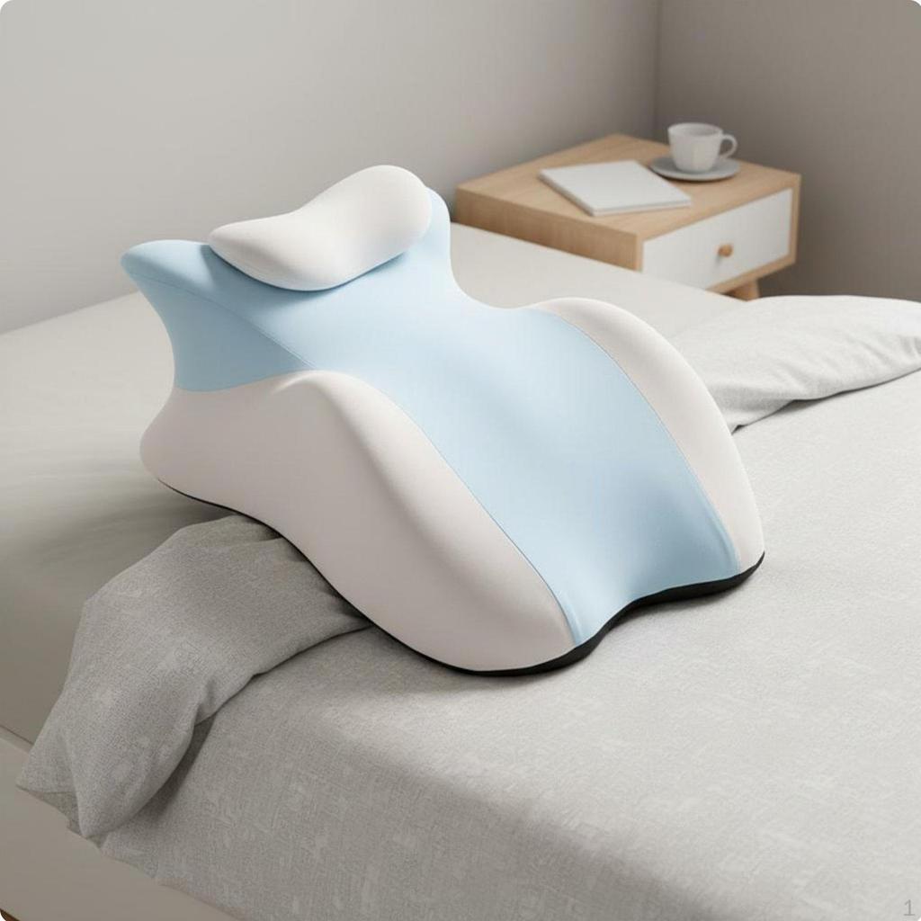 MultiFunctional Prone Sleeping Pillow Removable and Washable Cover Ergonomic Sleeper