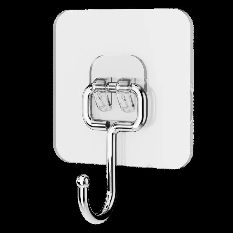Heavy-Duty Self-Adhesive Wall Hooks