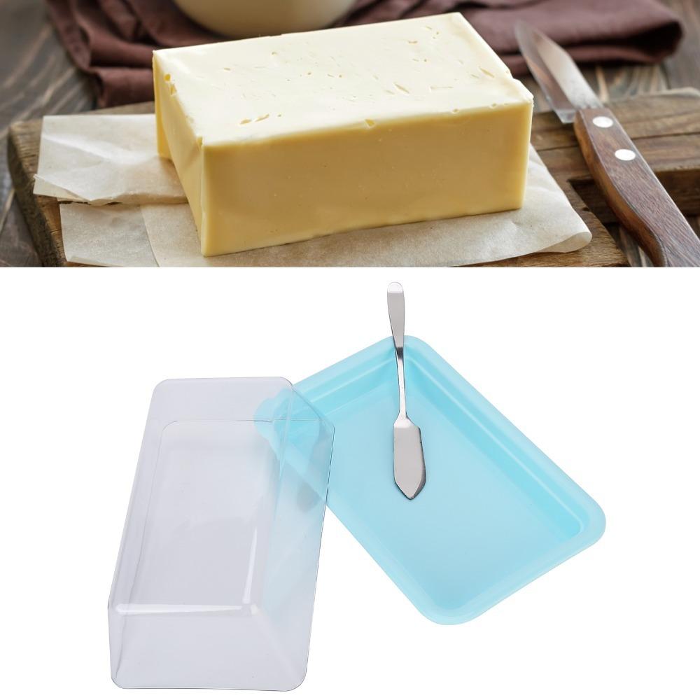 Transparent Cover Butter Slicer Cutter PP/PC Cheese Storage Box Butter Keeper Slicer  For Margarine