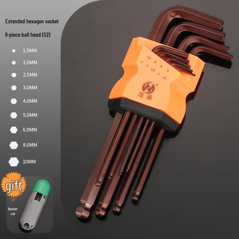 6-Point Torx and Metric Hex Wrench Set