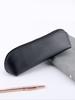 Pu Leather Pencil Case Stationery Storage Bag Pencil Cases Office School Supplies Gift Solid Color Pen Case Back To School Gift