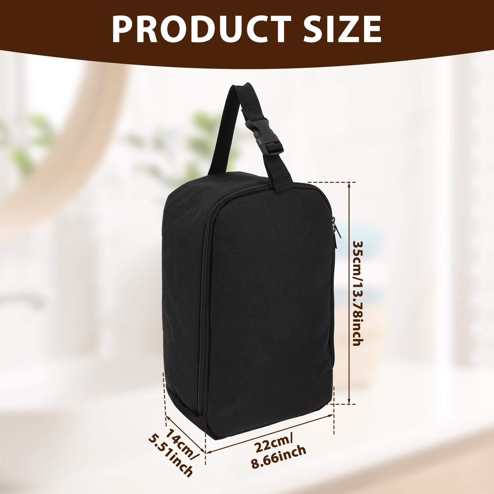 

Travel Steamer Bag Portable Handheld Design Steamer Carrying Case Holder Black Iron Case Organizer with Hanging Buckle Strap чёрный