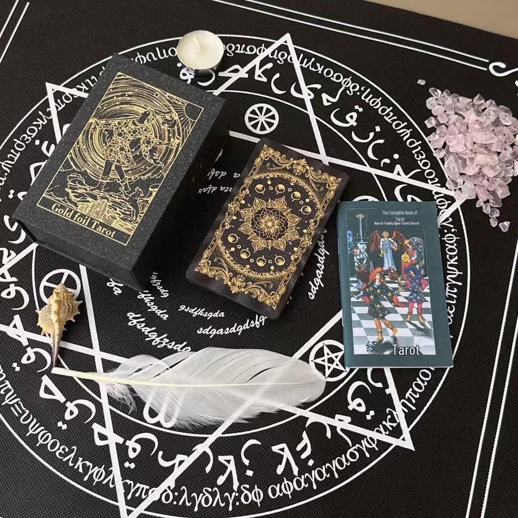 Smith-Waite Centennial Tarotová karta - Zlatá fólie, Vodotěsná, Vhodná pro začátečníky