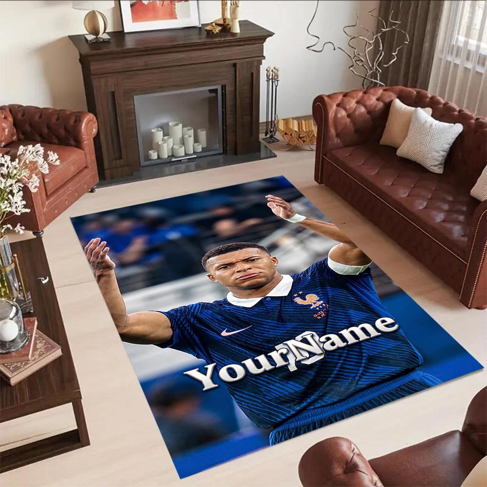 Mbappe 220 Customized Name Carpet Suitable for Decorate Room Playrooms Entryway Outdoor Anti-slip Rug Office Home Decor