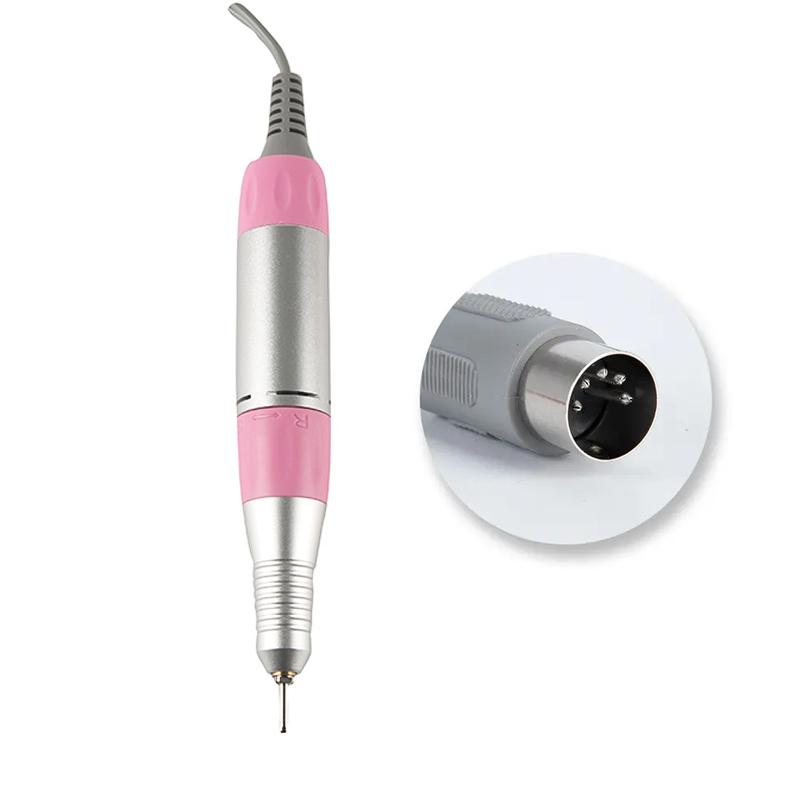 35000 U/min Elektrische Nagelfräser Maschine Nagelkunst Maschine Stift Edelstahl Fräser Griff Geeignet für Maniküre Bohrer und Zubehör Pediküre Feile