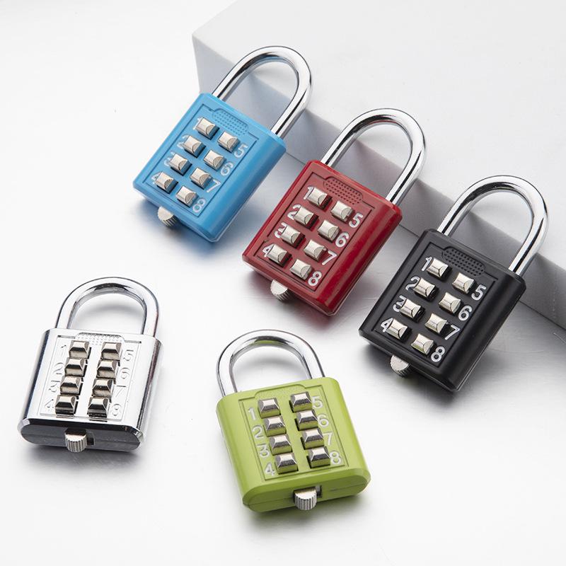 8-Digit Mechanical Combination Padlock