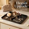 Rectangular Plastic Vanity Tray Bathroom Organizer Perfume Tray Stackable Makeup Organizer Cosmetic Storage Box Desk Accessories