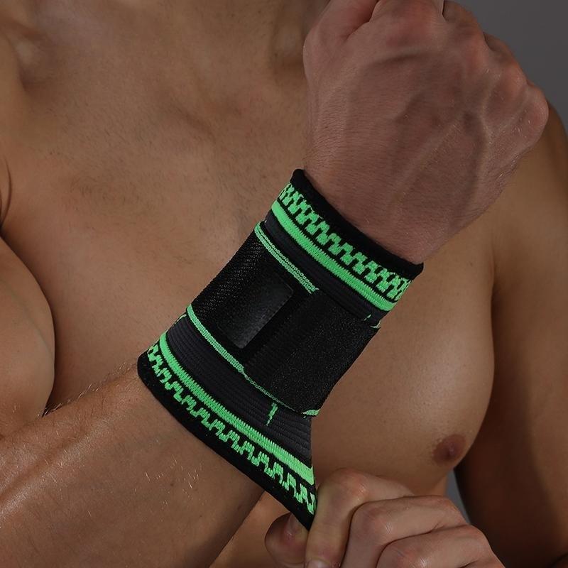 Męski Regulowany Elastyczny Nadgarstek do Ćwiczeń, Tenisa i Badmintona
