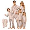 Stylish Comfortable Matching Family Printed Loungewear Set, Long Sleeve Top and Pants for Parent and Child