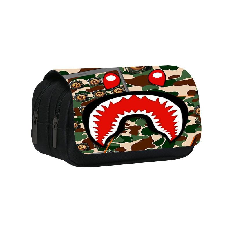 Sprayground Printed Student Single Double Lightweight Stationery Storage Bag For School And Home