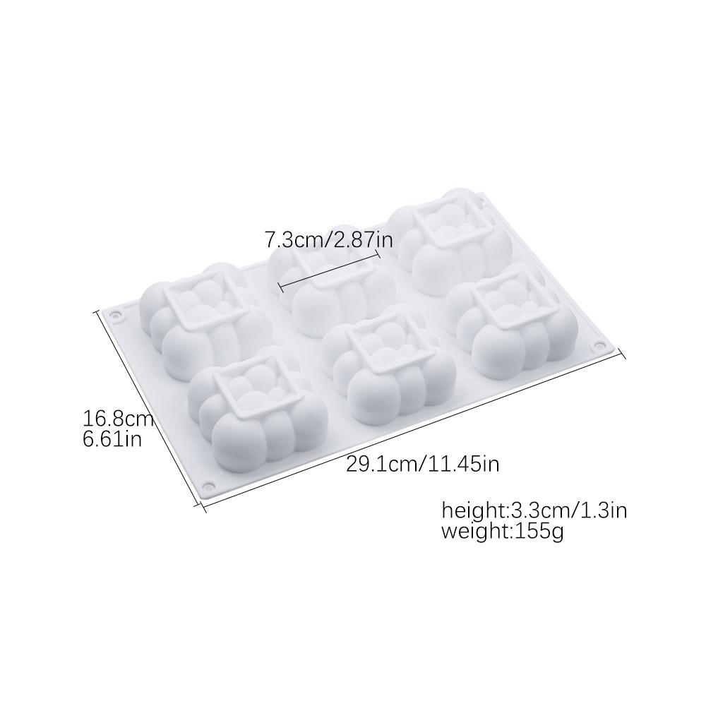 3D Silicone Cake Molds for Mousse Cake Pan Cheesecake Baking Mold Circle Ice Cream Maker Round Silicone Molds for Baking