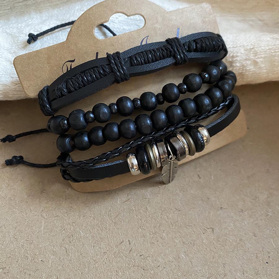 

Chic Multi-layer Rhinestone Leather Bracelet: Trendy, Versatile, and Stylish Bangle for Women.